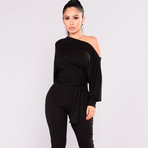 Pro Lounger Jumpsuit - Black